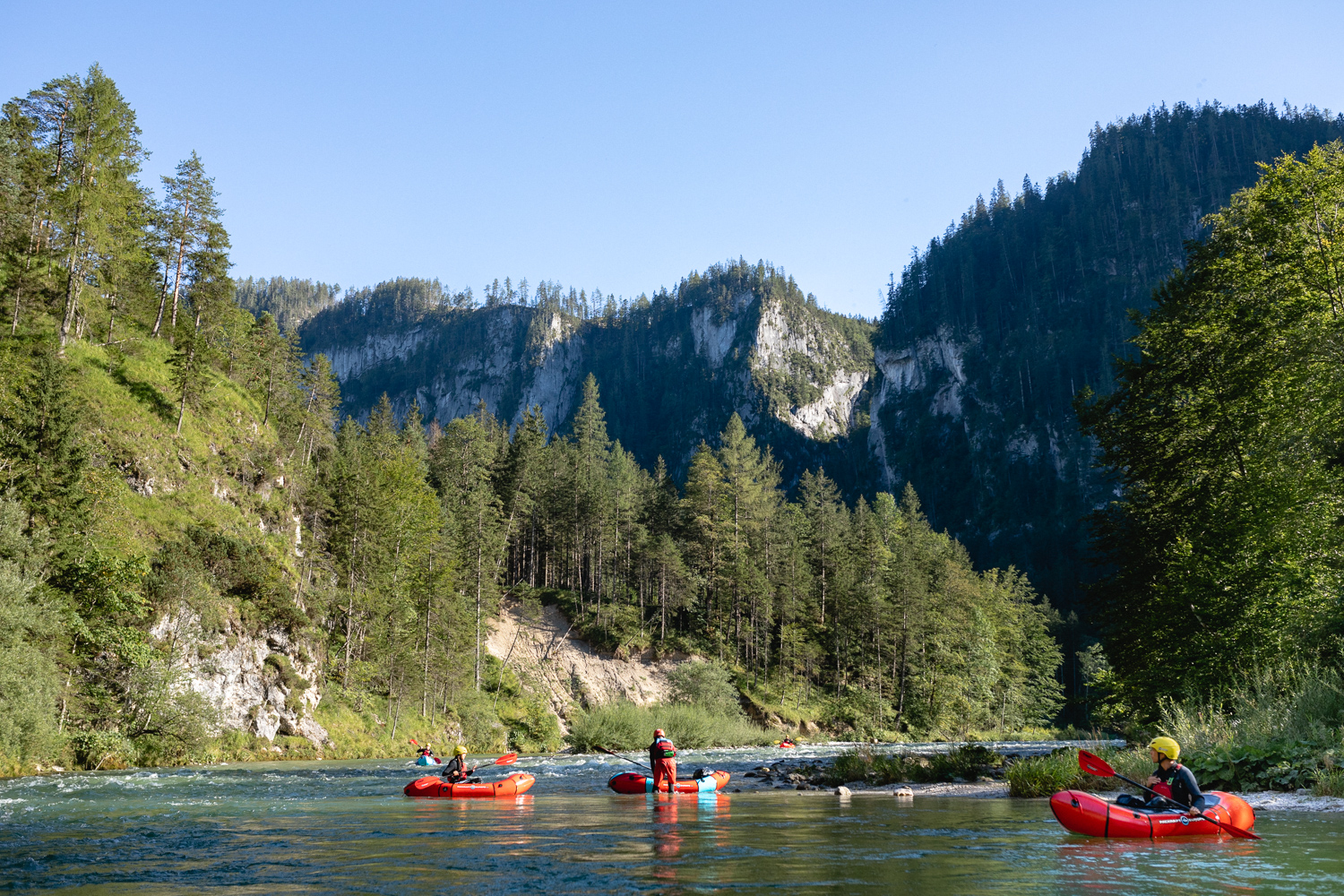 Packrafting Tour Salza